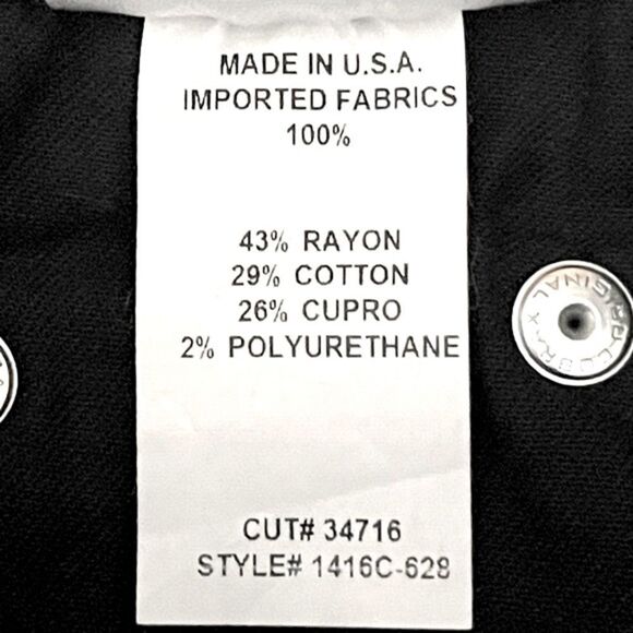 Citizens of Humanity Rocket High Rise Skinny Jeans Refraction Metallic Black 26 - Picture 11 of 11